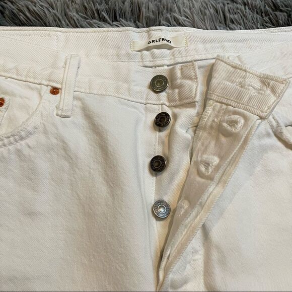 NWT! GRLFRND Karolina White Flag High Rise Rigid Denim Skinny Ankle Crop Jeans - Picture 6 of 13